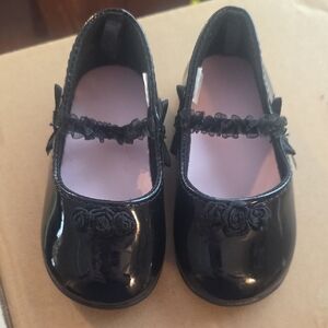 Black Kids Dress Shoes